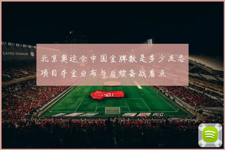 北京奥运会中国金牌数是多少及各项目夺金分布与后续备战看点